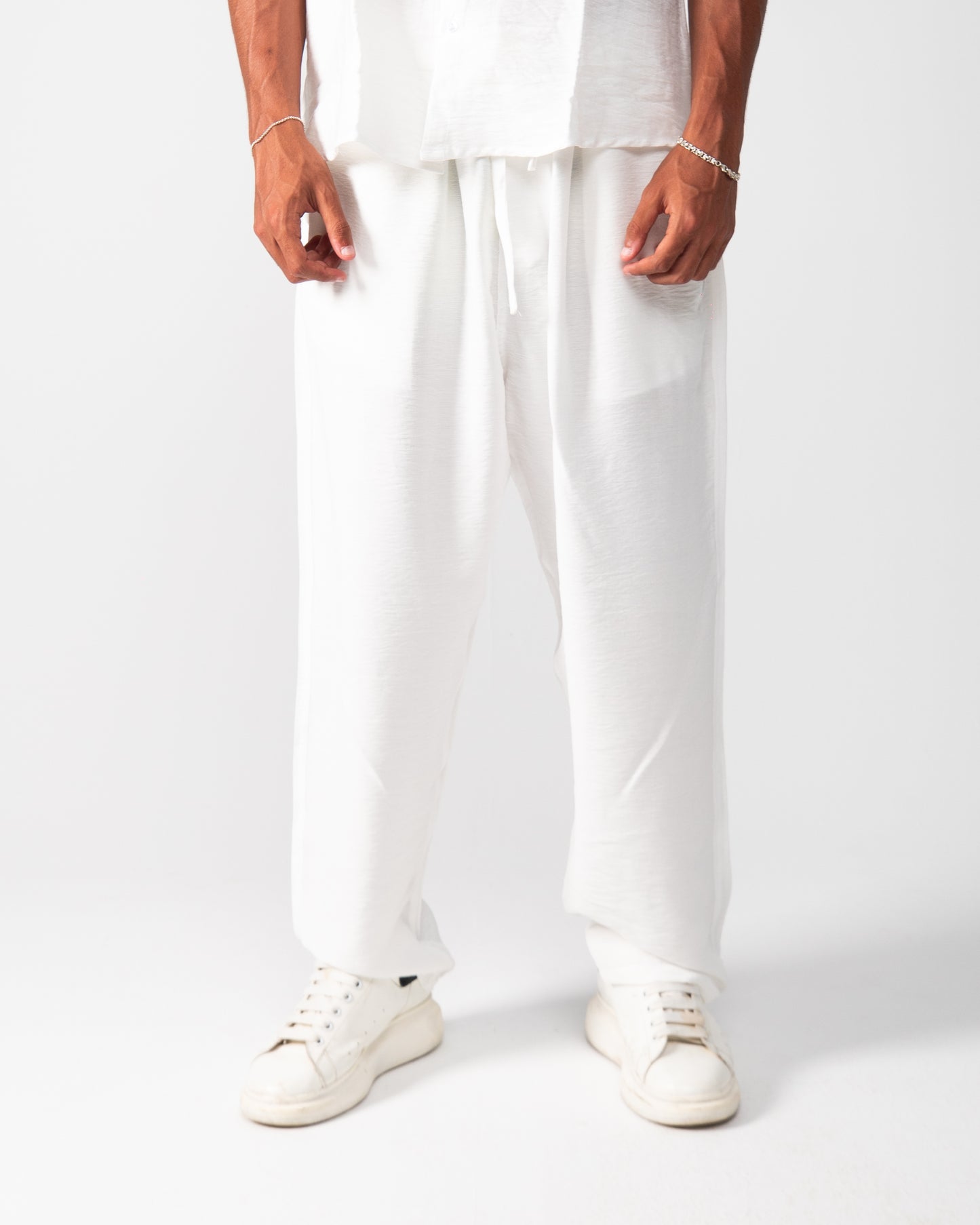 White Linen Pants