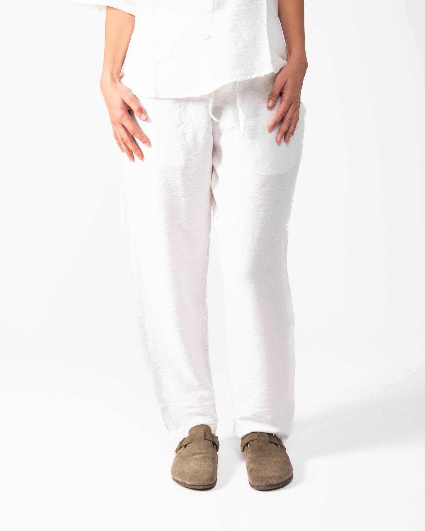 White Linen Pants