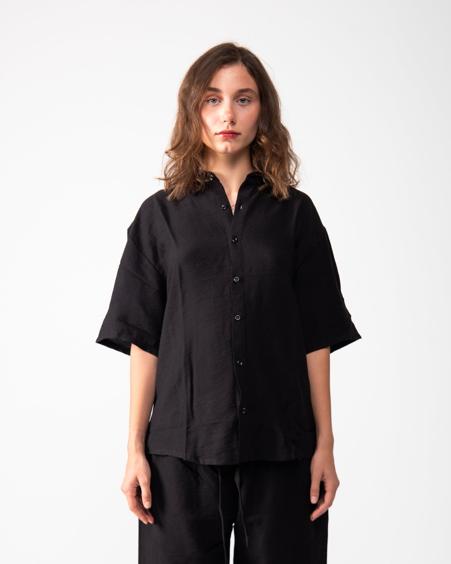 Black Linen Shirt