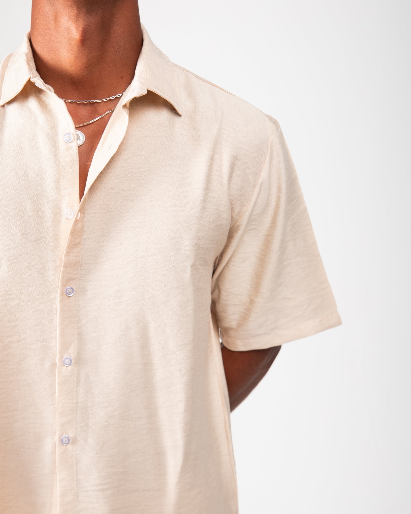 Beige Linen Shirt