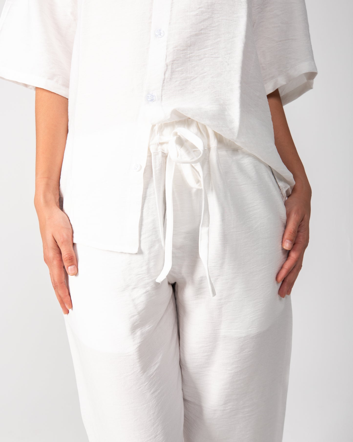 White Linen Pants